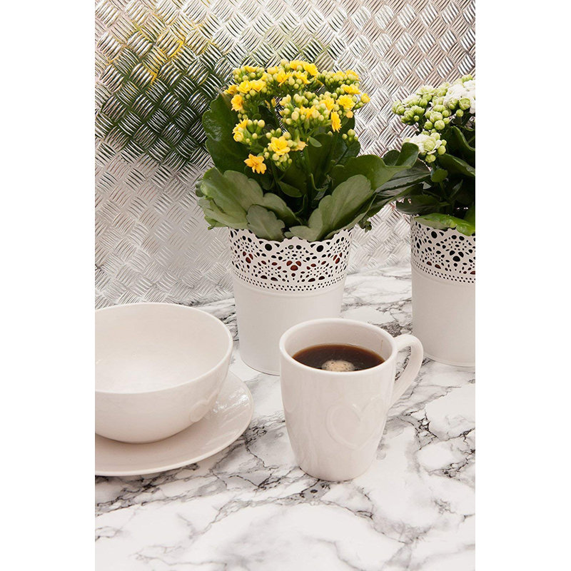 dcfix Decorative SelfAdhesive Film, White Marble Wayfair